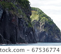 Shiretoko cliffs from the ship 67536774