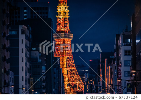 Tokyo Tower night view Tokyo Tower night view 67537124