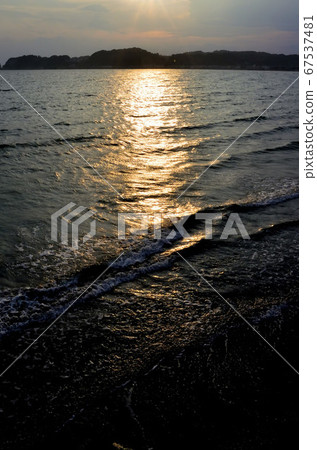 A view of the lumber coast of Kamakura city, Kanagawa Prefecture 67537481