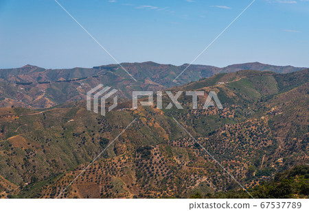 beautiful view of the mountains in the region of 67537789