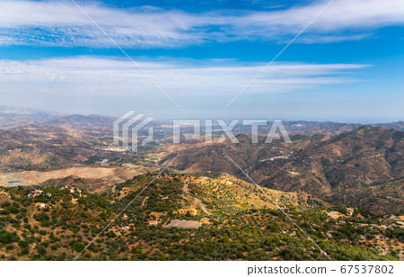 beautiful view of the mountains in the region of 67537802