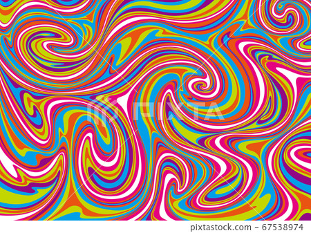 Psychedelic marble pattern hallucination - Stock Illustration [67538974 ...