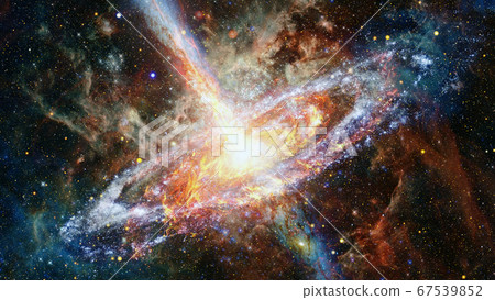 Pulsar in the nebula. Elements of this image Pulsar in the nebula. Elements of this image 67539852