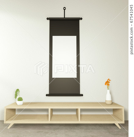 Cabinet modern empty room,minimal design japanese Cabinet modern empty room,minimal design japanese 67541045
