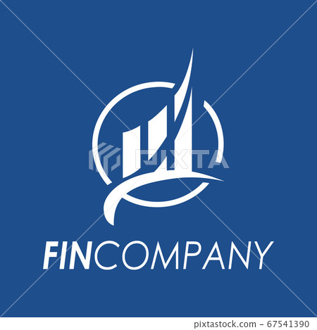 Vector logo of a financial and marketing company Vector logo of a financial and marketing company 67541390