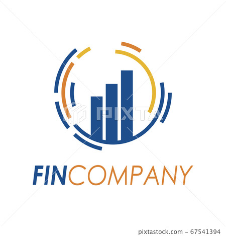 Vector logo of a financial and marketing company Vector logo of a financial and marketing company 67541394
