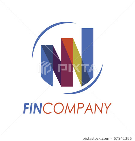 Vector logo of a financial and marketing company Vector logo of a financial and marketing company 67541396