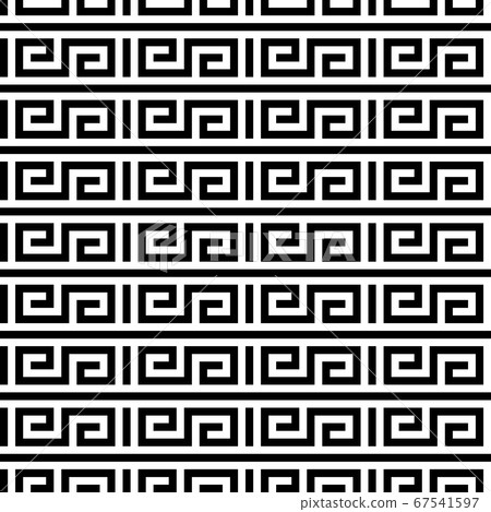 Greek key. Typical egyptian, assyrian and greek motives texture. Vector and illustration. Greek key. Typical egyptian, assyrian and greek motives texture. Vector and illustration. 67541597
