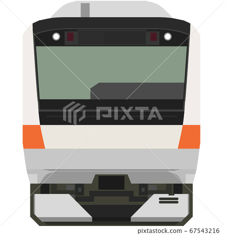 Dot picture style E233 series (Chuo Rapid Line/Basic organization) 67543216