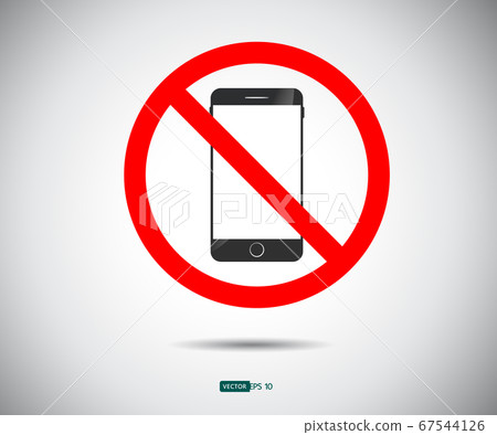No cell phone, Mobile Phone prohibited, phone logo No cell phone, Mobile Phone prohibited, phone logo 67544126