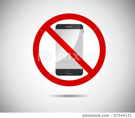 No cell phone, Mobile Phone prohibited, phone logo No cell phone, Mobile Phone prohibited, phone logo 67544131
