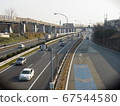 2013年，大阪大學豐中校區附近的中國高速公路。對於神戶。 67544580