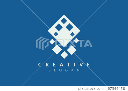 Modern Minimalist vector. Geometric shape logo. 67546458