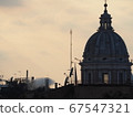 Italian town at sunset 67547321