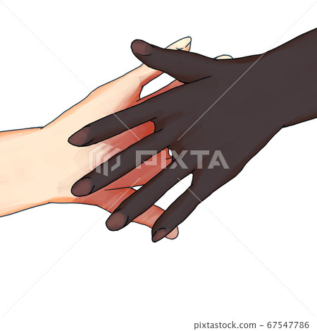 Hands of different races Hands of different races 67547786