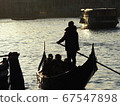 Sunset and gondola 67547898