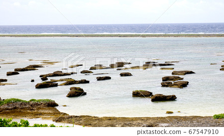 Shinri beach on Kume island 67547910