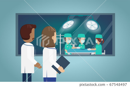 Surgeon team in surgery room Surgeon team in surgery room 67548497