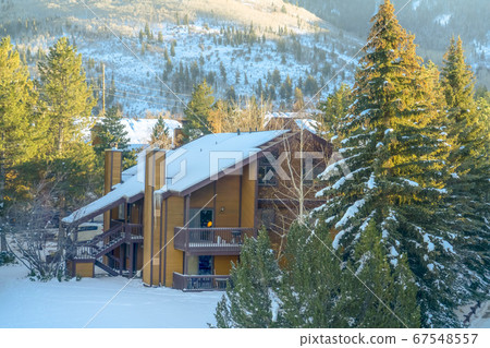 Cabin on a snowy mountain in Park City Utah Cabin on a snowy mountain in Park City Utah 67548557