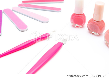 Nail care manicurist high angle tool beauty image 67549128