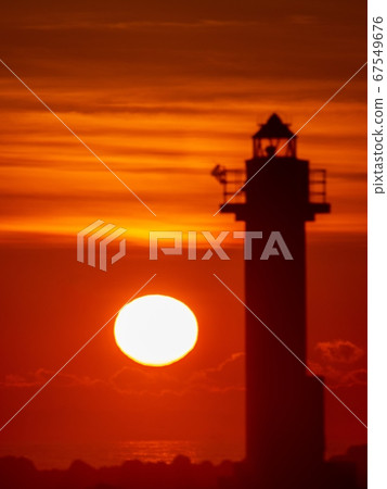 Impressive sky seen at Katsurakoi fishing port 67549676