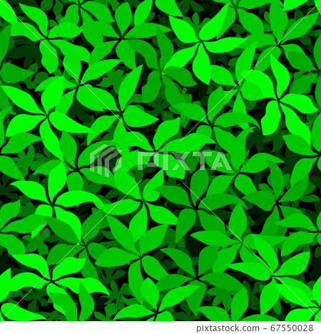 Floral lime green creeper seamless vector pattern. Simple green background Floral lime green creeper seamless vector pattern. Simple green background 67550028