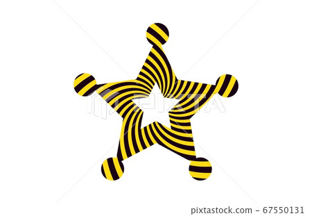star logo on white background - illustration star logo on white background - illustration 67550131