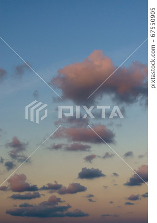 Cloudscape of Sunset Time on the Summer Season. 67550905