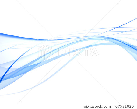 Multiple curved abstract patterns based on blue on a white background Multiple curved abstract patterns based on blue on a white background 67551029