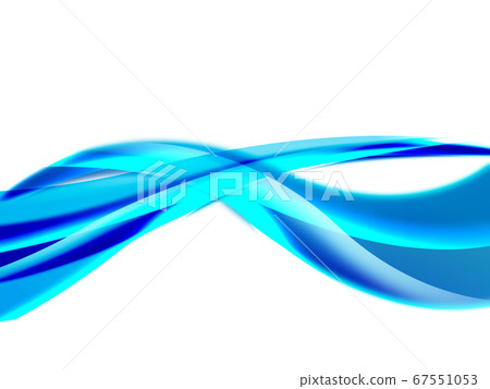 Multiple curved abstract patterns based on blue on a white background Multiple curved abstract patterns based on blue on a white background 67551053