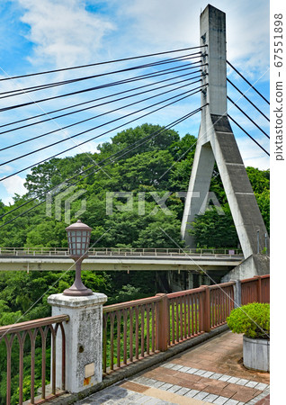 秩父步道：舊秩父橋（第2代）和新秩父橋秩父Fudasho朝聖路 67551898