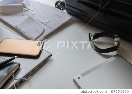 Business item white background Business item white background 67551953