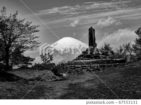 Ashigorito Pass的富士山 67553131