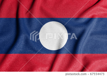National flag of the Laos. The main symbol of an National flag of the Laos. The main symbol of an 67554473