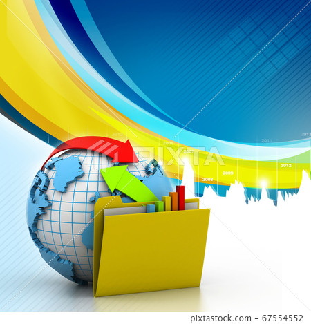 Online exchange in abstract design 67554552