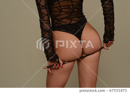 submissive girl waiting for punishment. spanking. 67555973