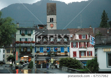 Switzerland, Interlaken, Unterseen Church Switzerland, Interlaken, Unterseen Church 67557062