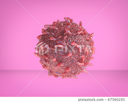 Red cancer cell Red cancer cell 67560285