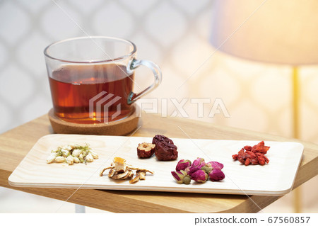 Medicinal tea such as jujube and wolfberry Medicinal tea such as jujube and wolfberry 67560857