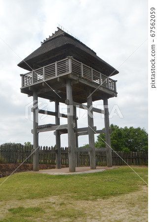 瞭望塔（Yoshinogari Archaeological Site，Minaminai Guo / Yoshinogari-cho，神奈川郡神奈川郡，佐賀郡） 67562059