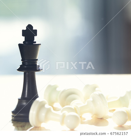 Knight of chess win , Leader success concept Knight of chess win , Leader success concept 67562157