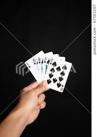 Royal straight flash 67563287