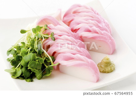 Plate wasabi (plate kamaboko) Plate wasabi (plate kamaboko) 67564955