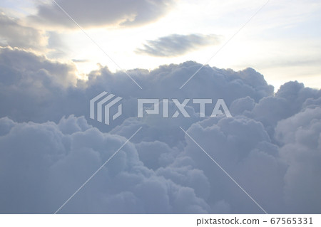 beautiful cloud, view from the window of an 67565331