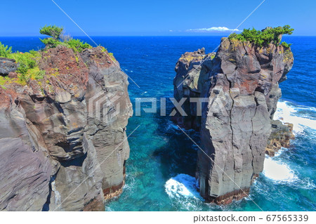 [Shizuoka Prefecture] Jogasaki coast under clear weather (Izu Peninsula) 67565339