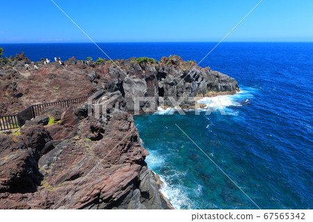 [Shizuoka Prefecture] Jogasaki coast under clear weather (Izu Peninsula) 67565342
