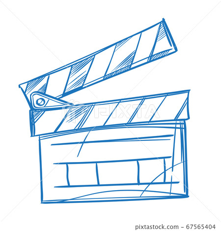 Clap-numbering logo. The elements for infographics with a hand-drawing style. 67565404