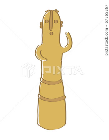 Haniwa Illustration (single item) 67565867