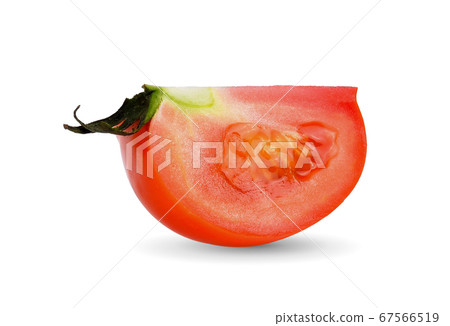 Ripe tomatoes on white background Ripe tomatoes on white background 67566519