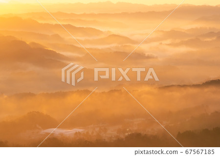 Kanoyama Kujukutani Observation Park Morning view 67567185